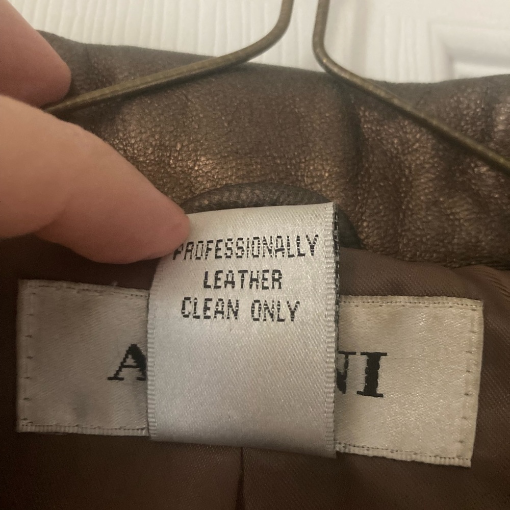 ALFANI Lamb Leather Jacket - Picture 5 of 6